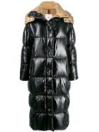 Moncler Long Puffer Coat - Black