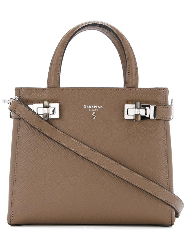 Serapian Mini Meline Bag - Brown
