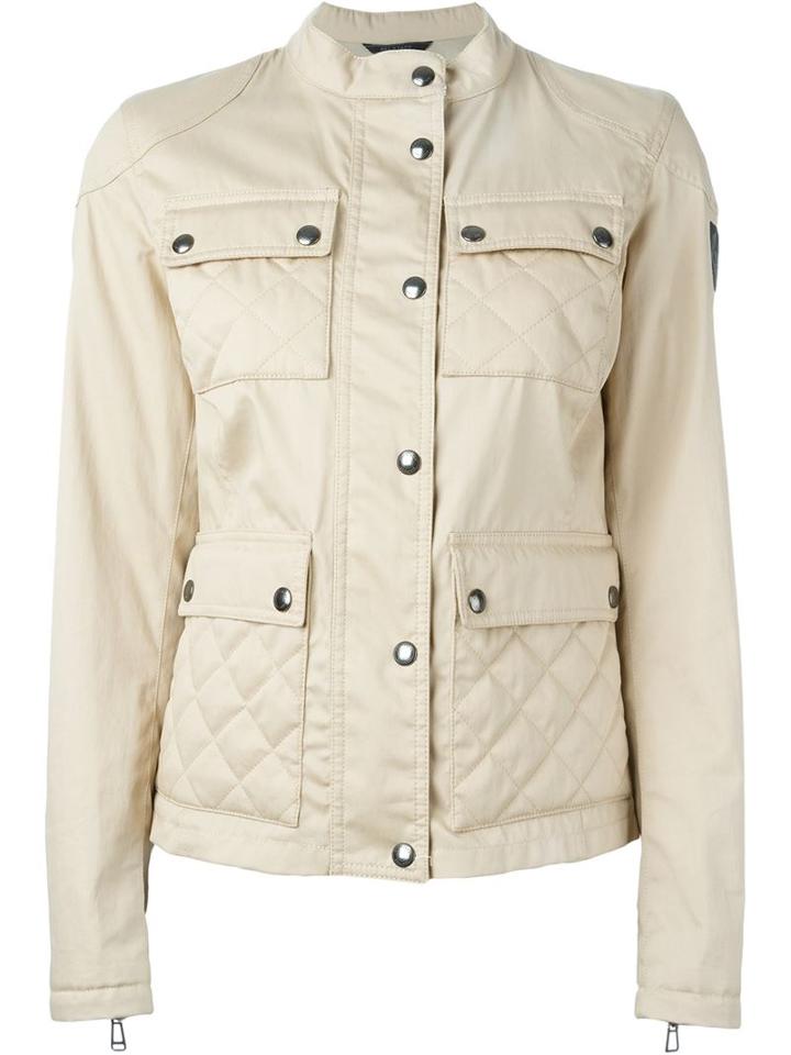Belstaff Pathmaster Jacket, Women's, Size: 42, Nude/neutrals, Cotton/polyurethane/viscose