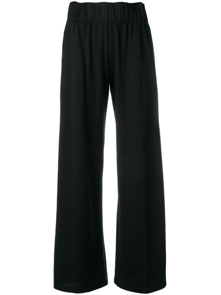 Aspesi High Waisted Palazzo Pants - Black