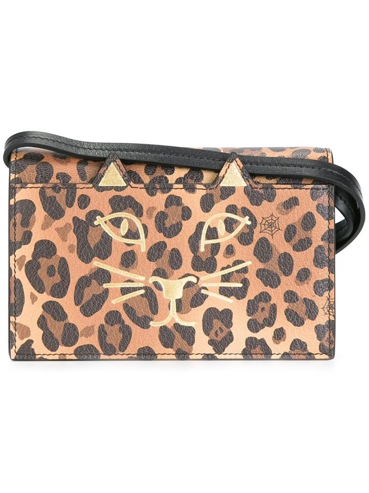 Charlotte Olympia 'feline' Shoulder Bag, Women's, Brown