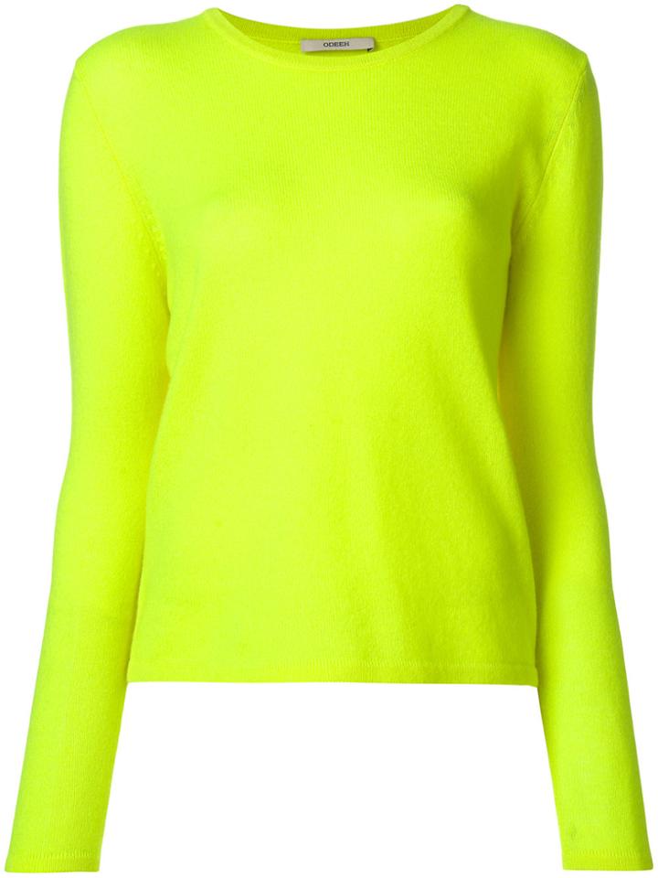 Odeeh Round Neck Jumper - Yellow & Orange