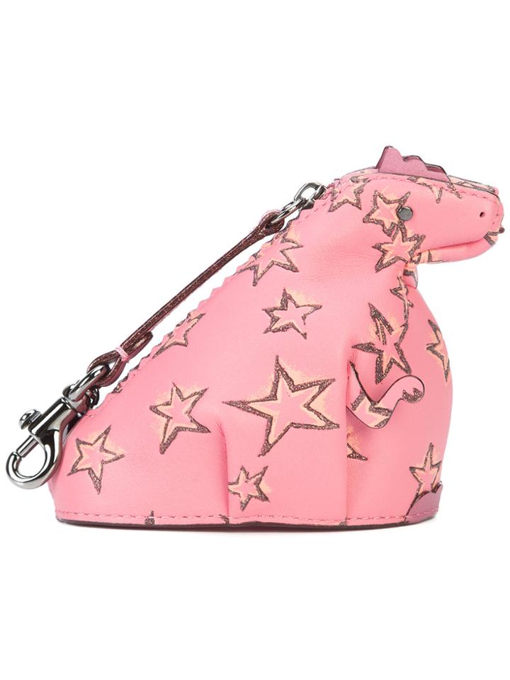Coach Starlight Rexy Coin Case - Pink & Purple