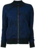 Onefifteen Embroidered Knit Jacket - Black
