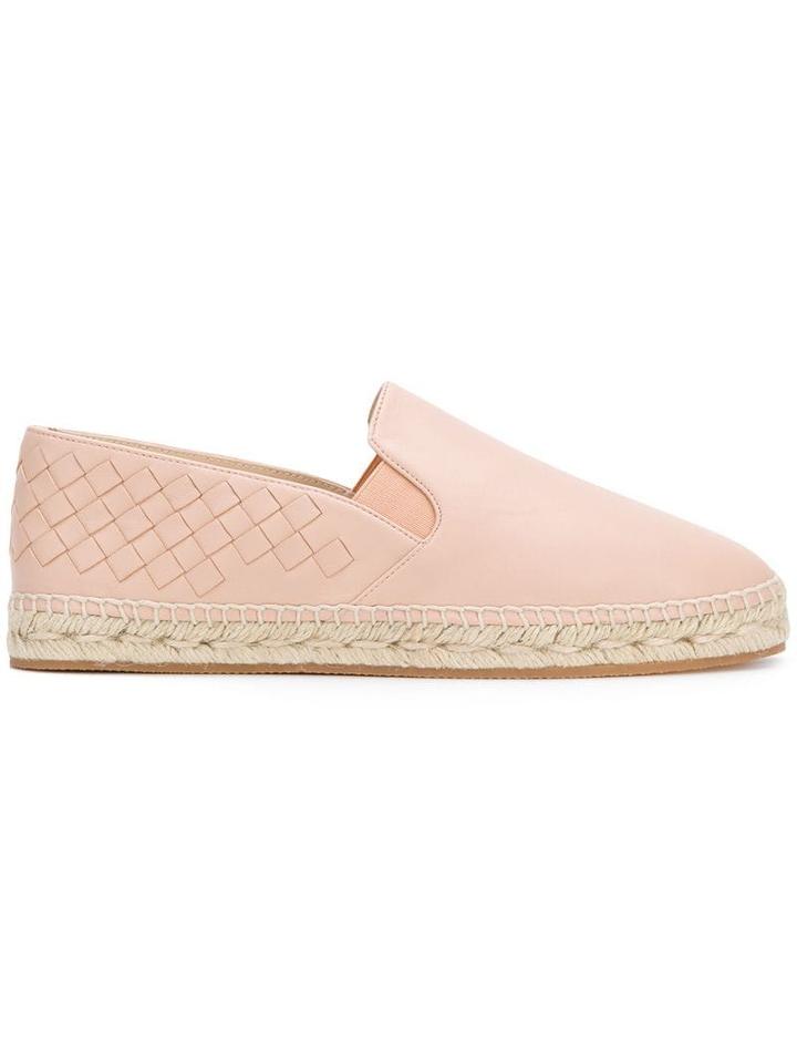 Bottega Veneta Woven Espadrilles - Pink
