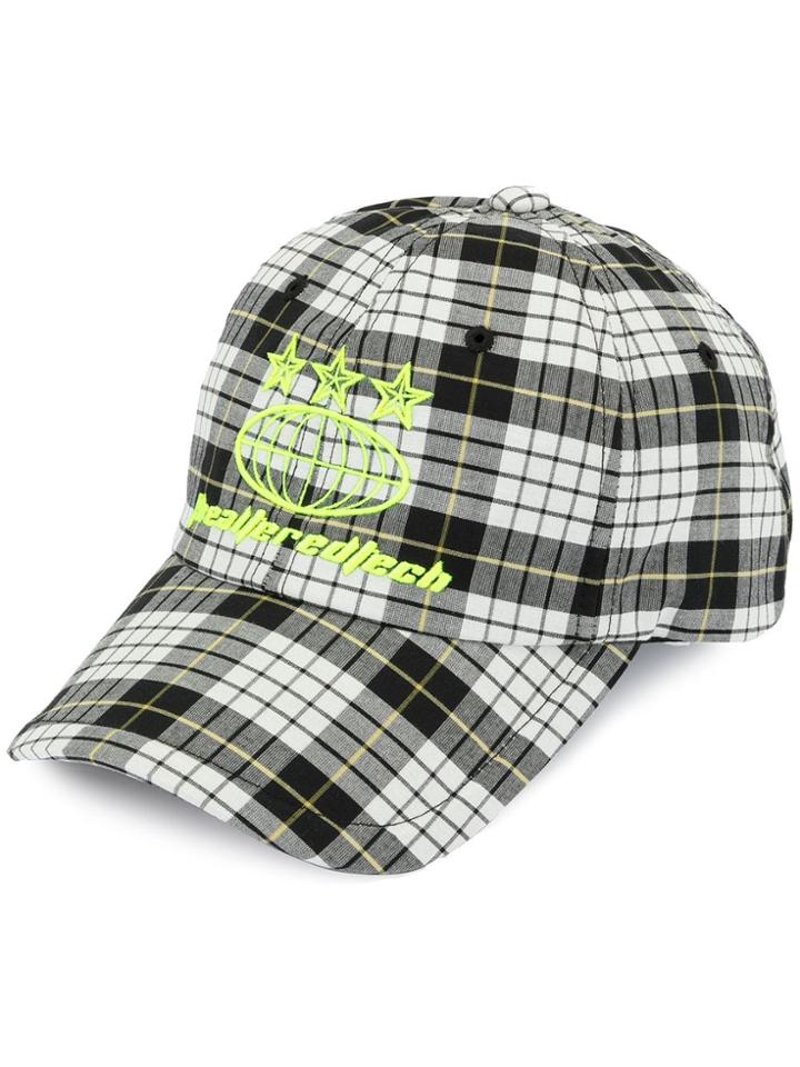 Juun.j Tartan Baseball Cap - Multicolour