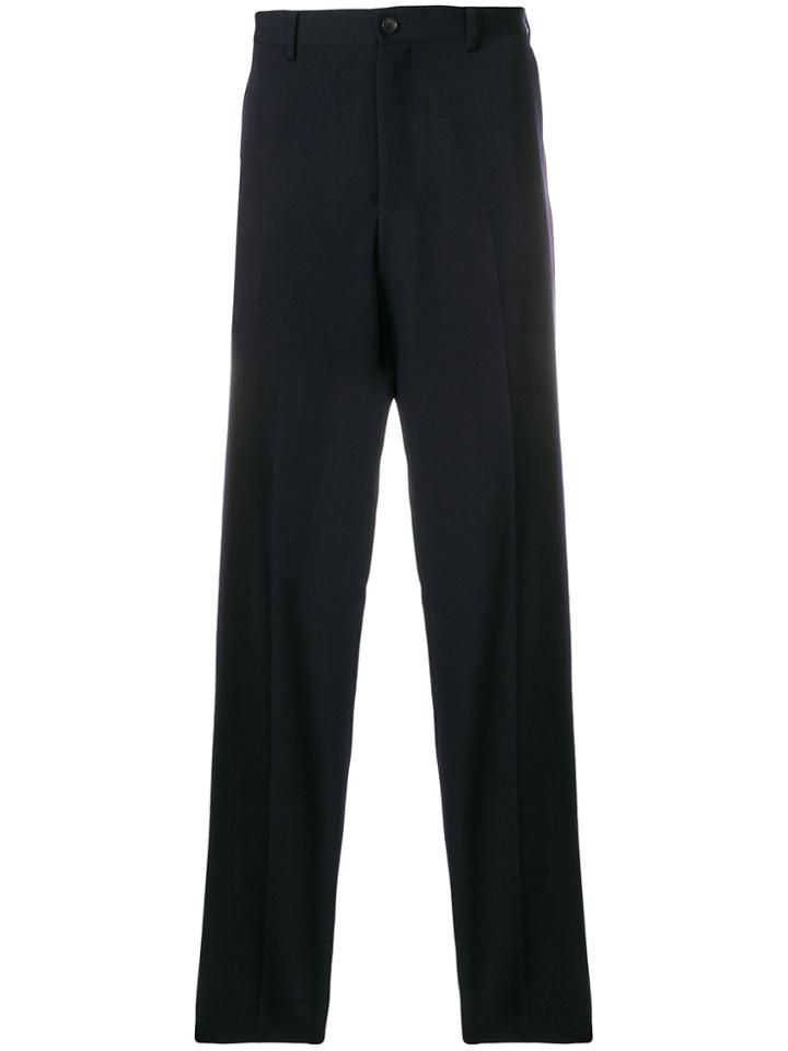 Yohji Yamamoto Wide Leg Trousers - Blue