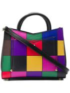 Sara Battaglia Mini Patchwork Tote Bag - Black