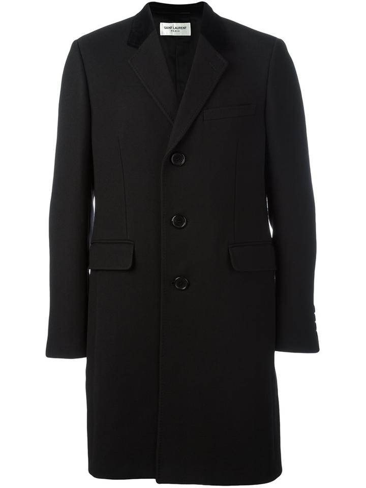 Saint Laurent Velvet Collar Smoking Coat