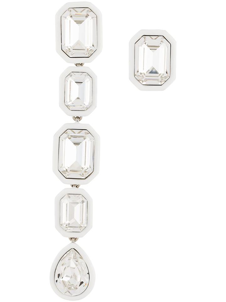Racil Carmen Crystal Earrings - White