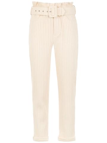 Framed Superb Cropped Trousers - Neutrals