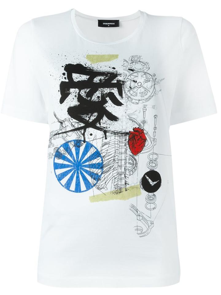 Dsquared2 Mechanical Sketch T-shirt