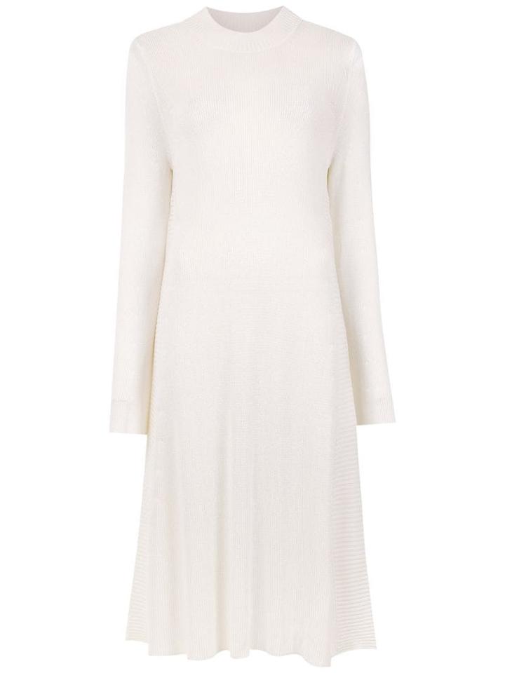 Osklen Ribbed Midi Dress - White
