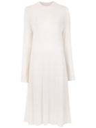 Osklen Ribbed Midi Dress - White