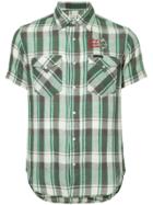 Hysteric Glamour Plaid Short-sleeve Shirt - Green