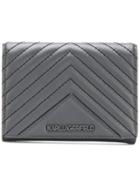 Karl Lagerfeld Klassic Quilted Fold Wallet - Grey