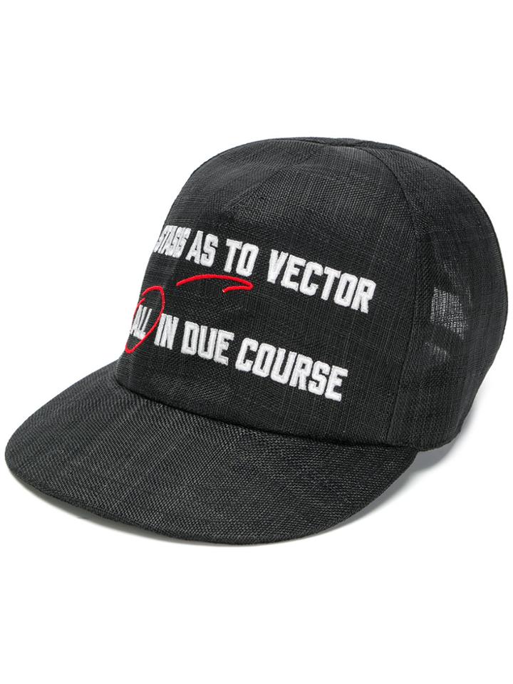 Sacai All In Due Course Baseball Cap - Black