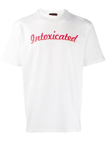 Intoxicated Logo Print T-shirt - White