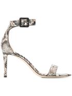 Giuseppe Zanotti Snakeskin Effect Sandals - Neutrals