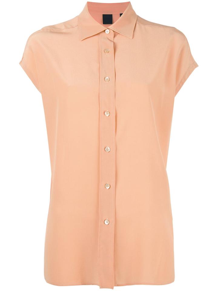 Aspesi Sleeveless Shirt, Women's, Size: 42, Yellow/orange, Silk
