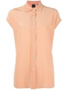 Aspesi Sleeveless Shirt, Women's, Size: 42, Yellow/orange, Silk