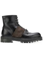 Premiata 31330 Combat Boots - Black