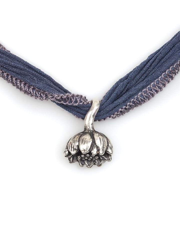 Catherine Michiels 'lotus' Pendant, Adult Unisex, Metallic