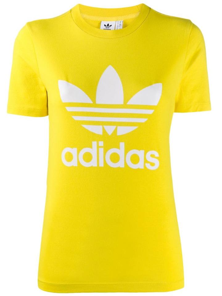 Adidas Short Sleeved Logo T-shirt - Yellow