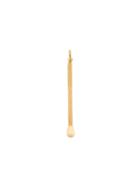 Carolina Bucci 18kt Yellow Gold Florentine Finish Matchstick Pendant -
