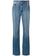 Maison Margiela Stripe Detail Straight Leg Jeans - Blue
