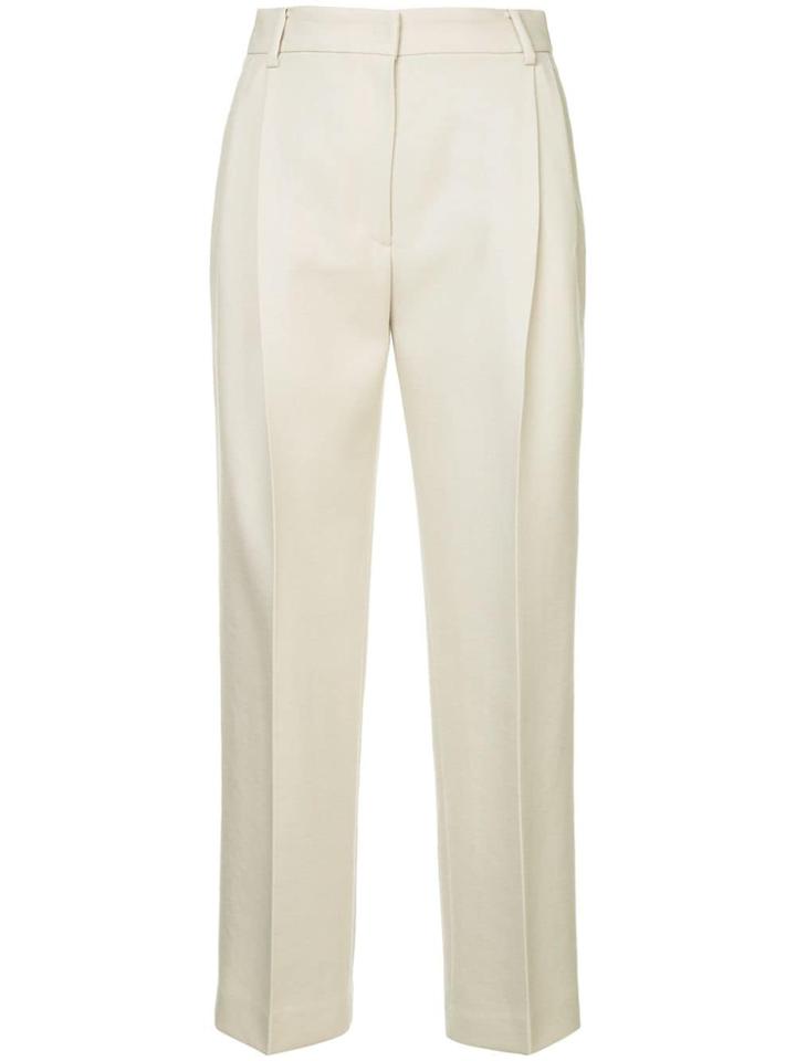 H Beauty & Youth High-waisted Trousers - Neutrals