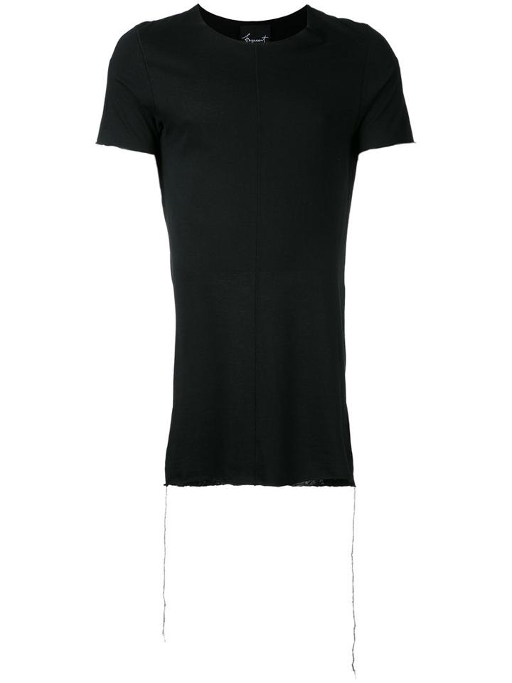 Fagassent - Double Fabric T-shirt - Men - Cotton/linen/flax/modal - 3, Black, Cotton/linen/flax/modal