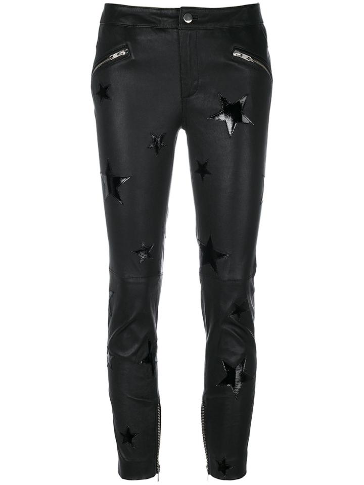 Zoe Karssen Cropped Trousers - Black