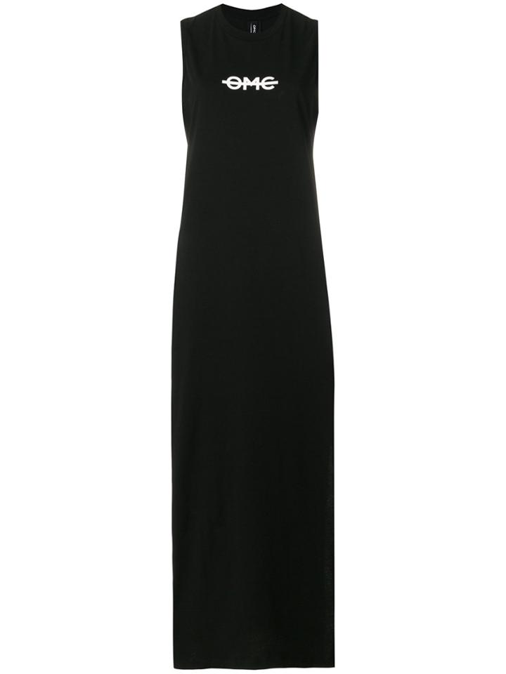 Omc Logo Print Racerback Dress - Black