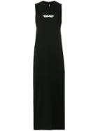 Omc Logo Print Racerback Dress - Black