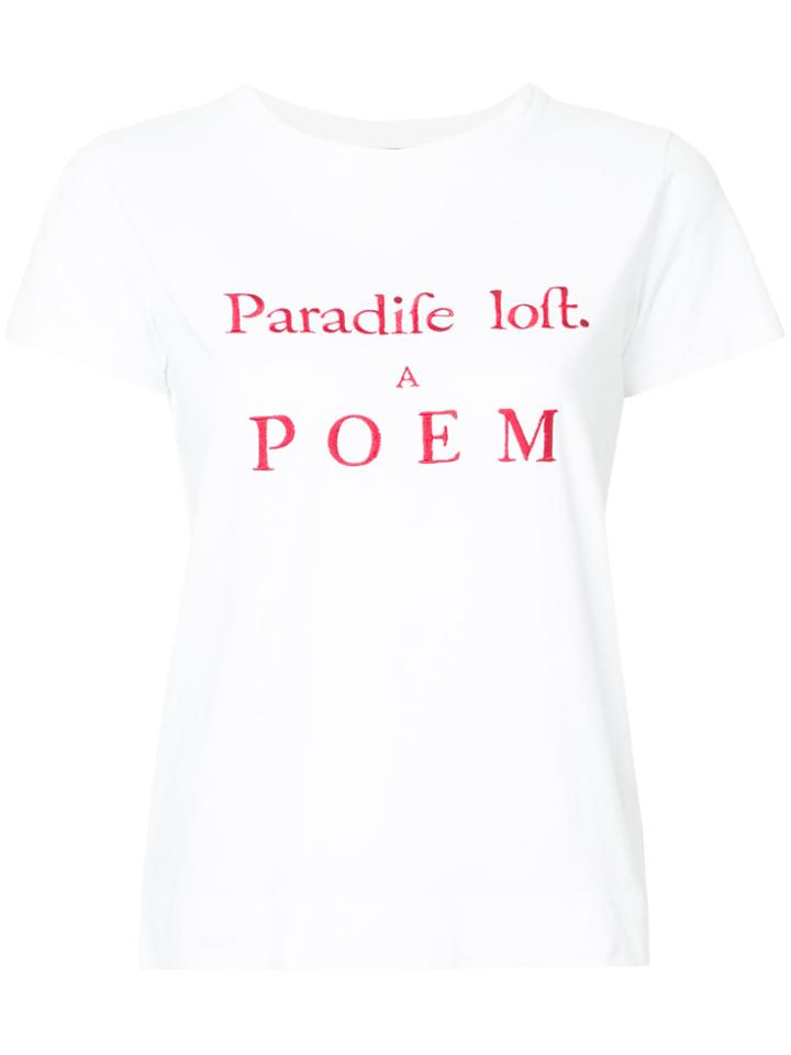 Tu Es Mon Trésor Paradife Loft T-shirt - White