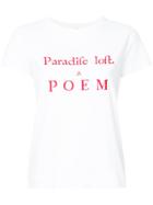 Tu Es Mon Trésor Paradife Loft T-shirt - White