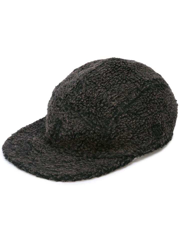 11 By Boris Bidjan Saberi Shearling Baseball Cap - Black