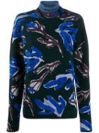 Christian Wijnants Kyria Floral Print Roll Neck Jumper - Green