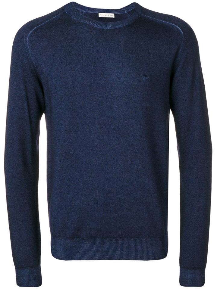 Etro Classic Knitted Sweater - Blue
