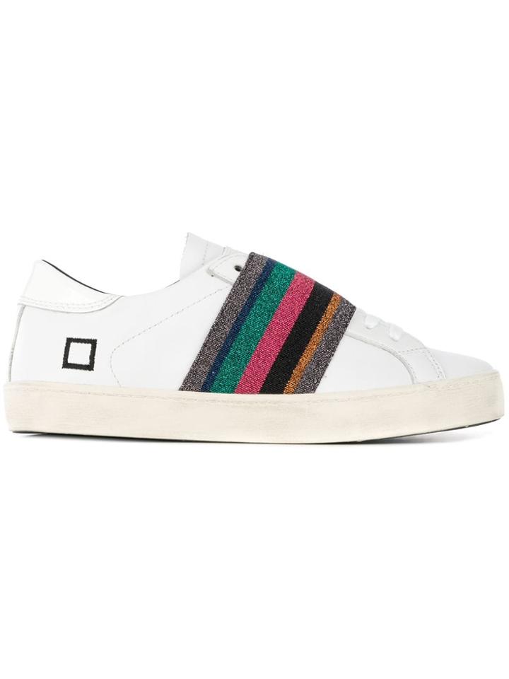 D.a.t.e. Strap Detail Sneakers - White