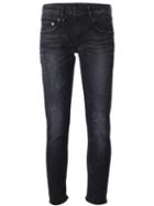 R13 'boy Skinny' Jean, Size: 26, Black, Cotton/polyester/spandex/elastane