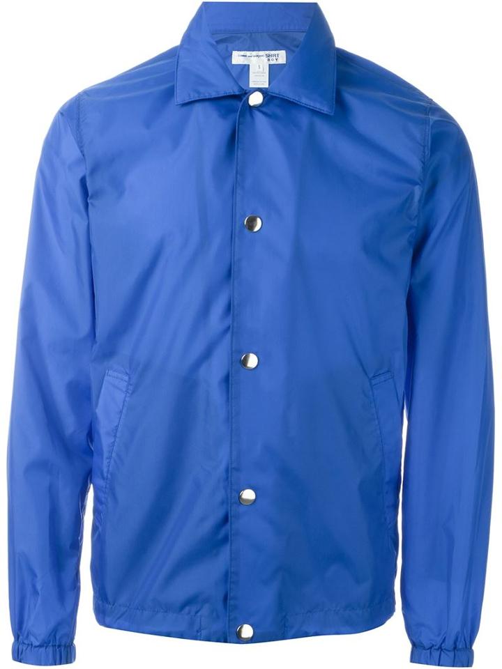 Comme Des Garçons Shirt Boy One Line Buttons With Printed Back Windbreaker