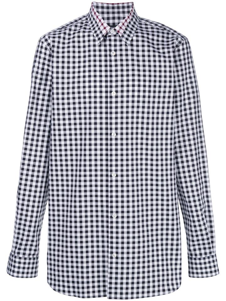 Stella Mccartney Gingham Button Shirt - Black