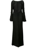 Eckhaus Latta Cut Out Sleeve Dress - Black