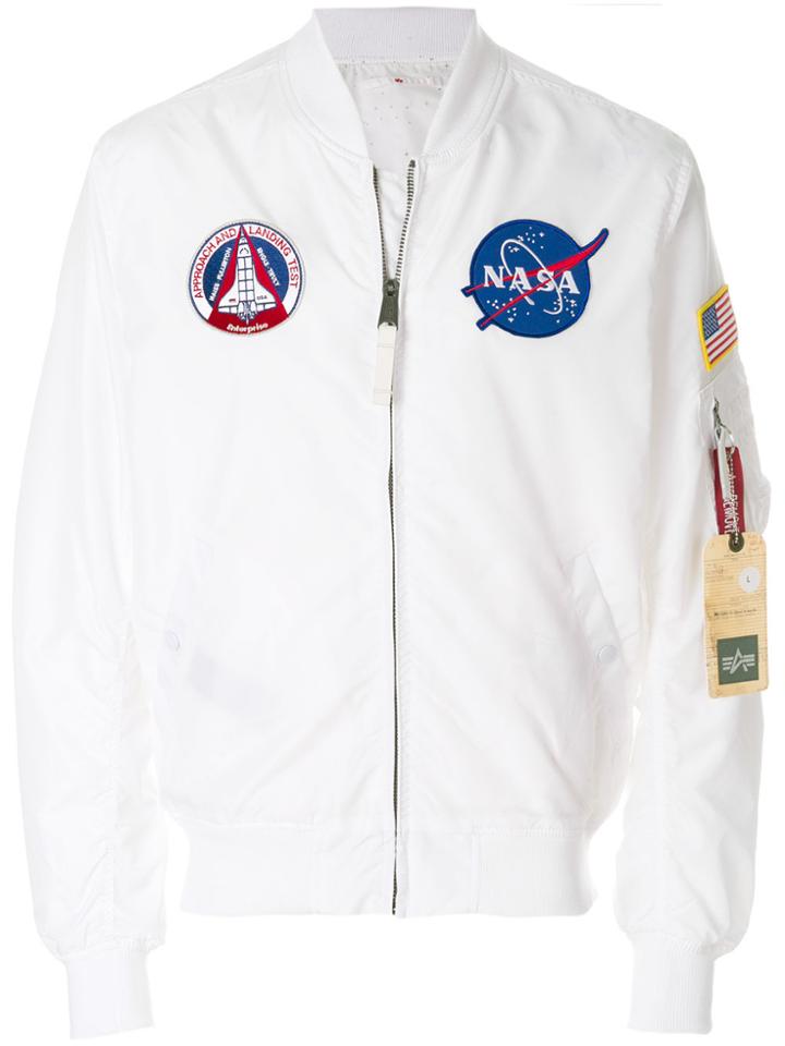 Alpha Industries Ma-1 Bomber Jacket - White