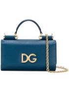 Dolce & Gabbana Mini Von Wallet Crossbody Bag - Blue
