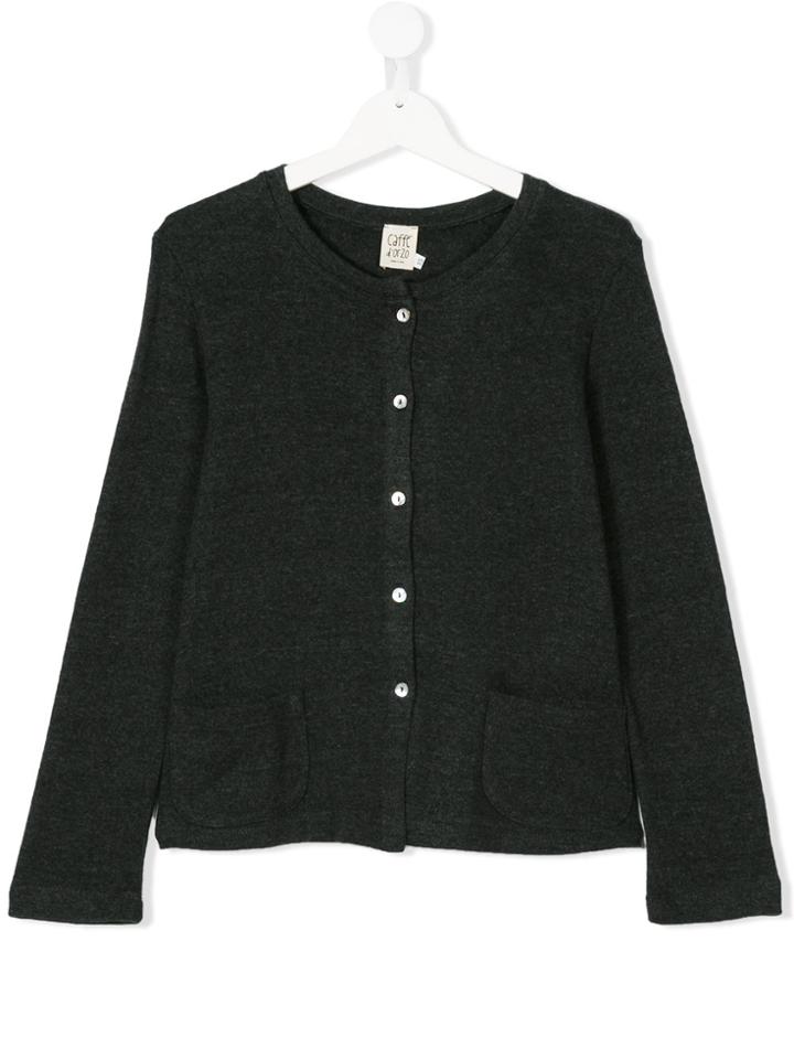 Caffe' D'orzo Button Up Cardigan - Grey