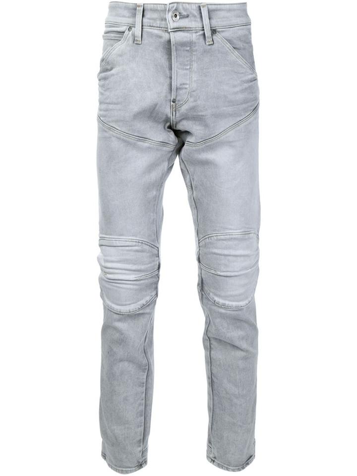 G-star Biker Jeans, Men's, Size: 32/34, Grey, Cotton