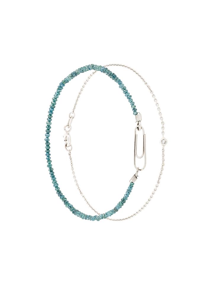 Uzerai Edits Blue Diamond Bracelet Set